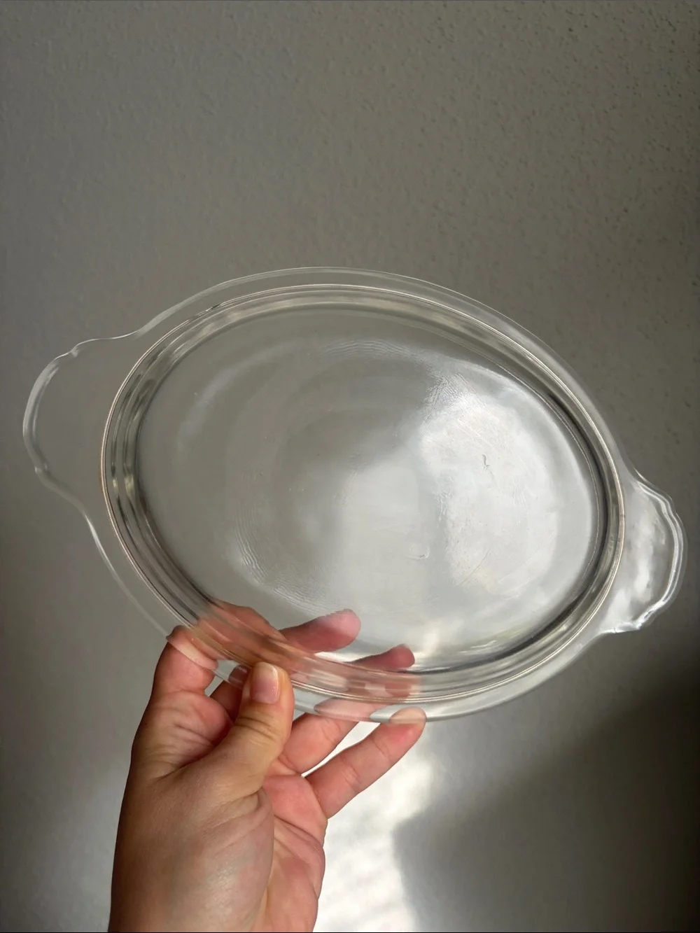 Fire King Anchor Hocking Hand-Painted Milk Glass Fruit Casserole Dish with Lid